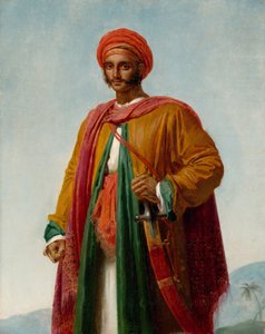Studie k portrétu Indiána, kolem roku 1807 od Anne Louis Girodet de Roucy Trioson