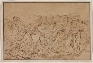Studie ke vzpouře v Káhiře, 1810. od Anne Louis Girodet de Roucy Trioson