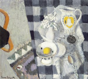 Černobílé šeky od Anne Redpath