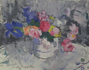 Summer Flowers, cca 1942 (olej na palubě)
