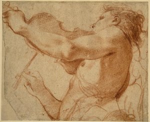 Anděl hrající na housle od Annibale Carracci