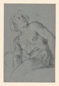 Carracci - Sedící mužský akt, I 183 (PK) od Annibale Carracci