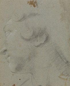 Carracci - r Hlava svaté Kateřiny, RCIN 902115 od Annibale Carracci