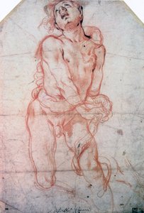 Figurální studie, 1560-1609 od Annibale Carracci