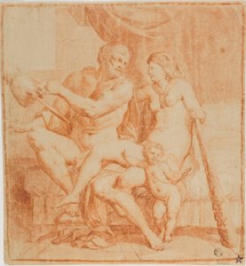 Herkules a Iole od Annibale Carracci