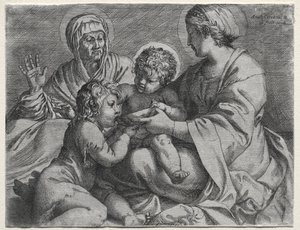 Madonna s mísou od Annibale Carracci