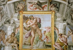 Polyphemus a Acis (Freska od Annibale Carracci
