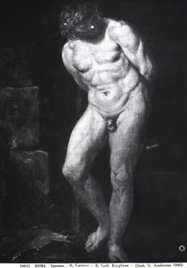 Samson, kolem 1580-1609 od Annibale Carracci