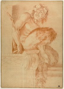 Sedící Satyr od Annibale Carracci