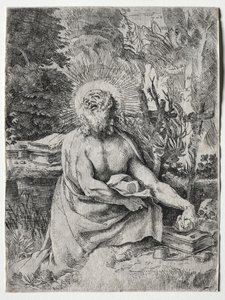Svatý Jeroným od Annibale Carracci
