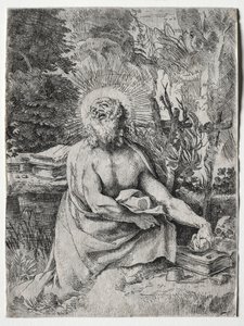Svatý Jeroným, c. 1591. od Annibale Carracci