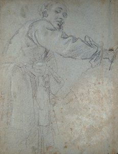 Studie zahalené mužské postavy, 1580-1609 od Annibale Carracci