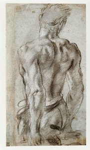 Studie mužské postavy ... od Annibale Carracci