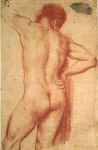 Studie nahého muže, 17. století od Annibale Carracci