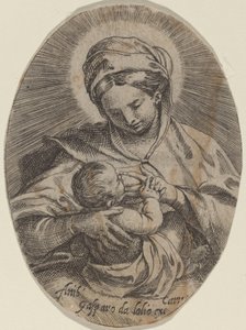 Madona kojící Ježíška od Annibale Carracci