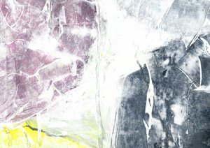 Barevná abstraktní malba s texturou od Annick