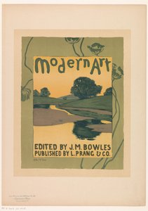 Reklama pro časopis Modern Art tijdschrift Les Maîtres de l