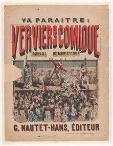 Plakát pro časopis Verviers Comique Journal Humoristique od Anonymous