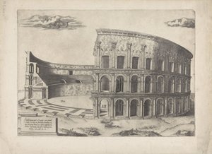 Amfiteátr Castrense Mirror of Roman Magnificence (název série) od Anonymous