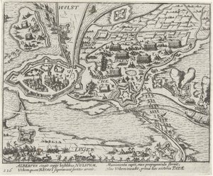 Obléhání Hulstu arcivévodou Albrechtem, 1596 od Anonymous