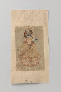 Buddha s ruyi v ruce, sedící na lotosu od Anonymous