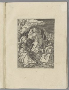Christus v zahradě Getsemanské The Little Pass (název série) Passio Christi Ab Alberto Durer Nuremberg Figure (název série) od Anonymous