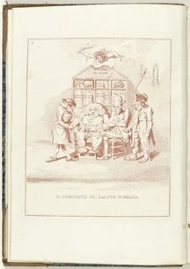 Comité van Algemeen Welzijn, 1795 Výbor pro veřejné zdraví (název o objektu) Hollandia Regenerata (italská kopie) (název série) Regenerace Holandska: Specchio všem regenerovaným národům (název série na objektu) od Anonymous