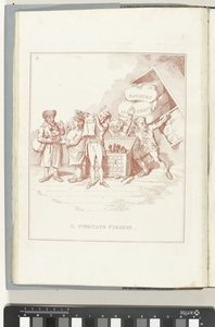 Comité van Financiën, 1795 Finanční výbor (název předmětu) Hollandia Regenerata (italská kopie) (název série) Regenerace Holandska: Specchio všem regenerovaným národům (název série na objektu) od Anonymous