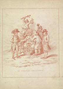 Výbor zdravotnictví, 1795 Il Comitato della Sanita (název na objektu) Hollandia Regenerata (italská kopie) (název série) od Anonymous