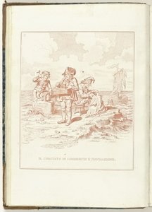 Comité van Koophandel en Zeevaart, 1795 Výbor pro obchod a plavbu (název o objektu) Hollandia Regenerata (italská kopie) (název série) Regenerace Holandska: Specchio všem regenerovaným národům (název série na objektu) od Anonymous