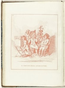 Comité voor Buitenlandse Zaken, 1795 Výbor pro zahraniční věci (název předmětu) Hollandia Regenerata (italská kopie) (název série) Regenerace Holandska: Specchio všem regenerovaným národům (název série na objektu) od Anonymous