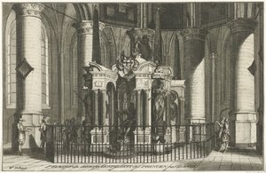 Hrob Viléma Oranžského, 1623 Tombe ofte Begraefplaets der Princen van Orange (název na objektu) od Anonymous