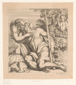 Diana a Endymion Obrazy v Palazzo Farnese v Římě (název série) od Anonymous