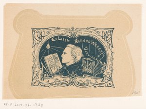 Ex libris van Armand Weber od Anonymous
