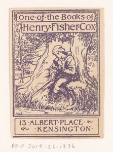 Ex libris od Henry Fisher Cox od Anonymous