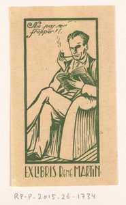 Ex libris van René Martin od Anonymous