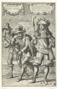 Francouzská karikatura o ztrátě Gentu, 1678 L