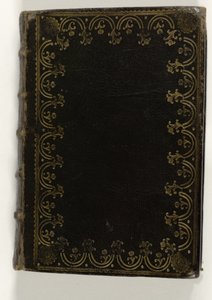 Modlitební knížka v rukopise a s vlepenými ručně kolorovanými tisky Oddaná meditace k této vášni na [s]e lordy Jhesu xp:isti ende first to the aventmael (titul on object) od Anonymous