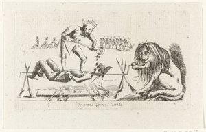 Generál Bertay na rožni le Grand General BertAl (titul na předmětu) Brabantská revoluce, 1787-1790 (název série) od Anonymous