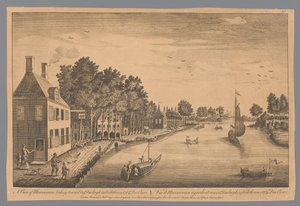 Gezicht op Maarseveen A View of Maarseveen looking toward (1) Daelwyk (2) Vechthoven (3) & Den Oever / Vüe de Maarseveen regardant vers (1) Daelwyk (2) Vechthoven et (3) Den Oever (title on object)   1362528   cs       czech Successfully Translated  Origin od Anonymous