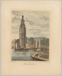 Pohled na Montelbaanstoren v Amsterdamu Mont Albans Tooren (název na objektu) Tváře šesti hlavních věží města Amsterdamu. 2. Cahier (název série) od Anonymous