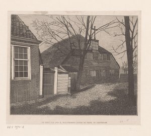 Pohled na Sint-Willibrorduskerk mimo Veste v Amsterdamu Kostel sv. Willibrorda mimo Veste, v Amsterdamu (název na objektu) od Anonymous