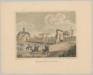 Pohled na bránu Utrecht v Amsterdamu Utrechtse Poort v Amsterdamu (název na objektu) Tváře šesti hlavních bran města Amsterdamu. 1st Cahier (název série) od Anonymous