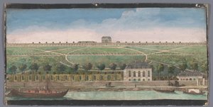 Pohled na Chateau de Belle-Vue v Meudonu Autre vüe du Chateau de Belle-Vüe (...) (název na objektu) od Anonymous