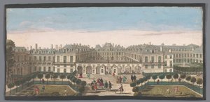 Pohled na Palais Royal v Paříži Vûë du Palais Royal (titul na předmětu) od Anonymous