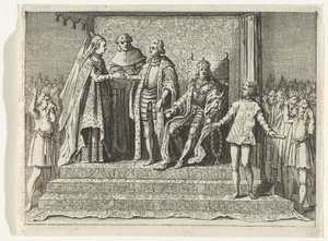 Sňatek Jacoby van Beieren a Franka van Borselen, 1434 od Anonymous