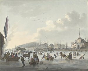 Ice Cream Fun for Rotterdam, asi 1784 od Anonymous
