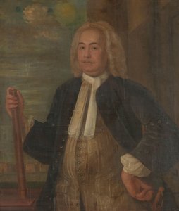 Johannes Thedens (1741-1743) Portrét Johannese Thedense, generálního guvernéra Nizozemské Východoindické společnosti od Anonymous