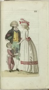 Kabinet módy a vkusu 1791, pl. XIII od Anonymous
