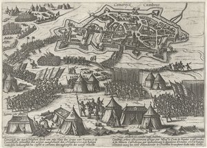 Cambrai obléhal a dobyl Fuentes, 1595 od Anonymous
